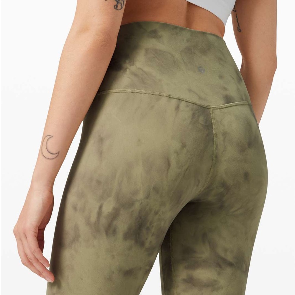 Lululemon Align Olive Diamond Dye Pant